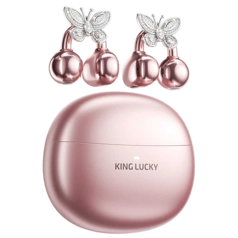 Auriculares Kinglucky con Clip de Mariposa – Estilo Inalámbrico 50H 2025