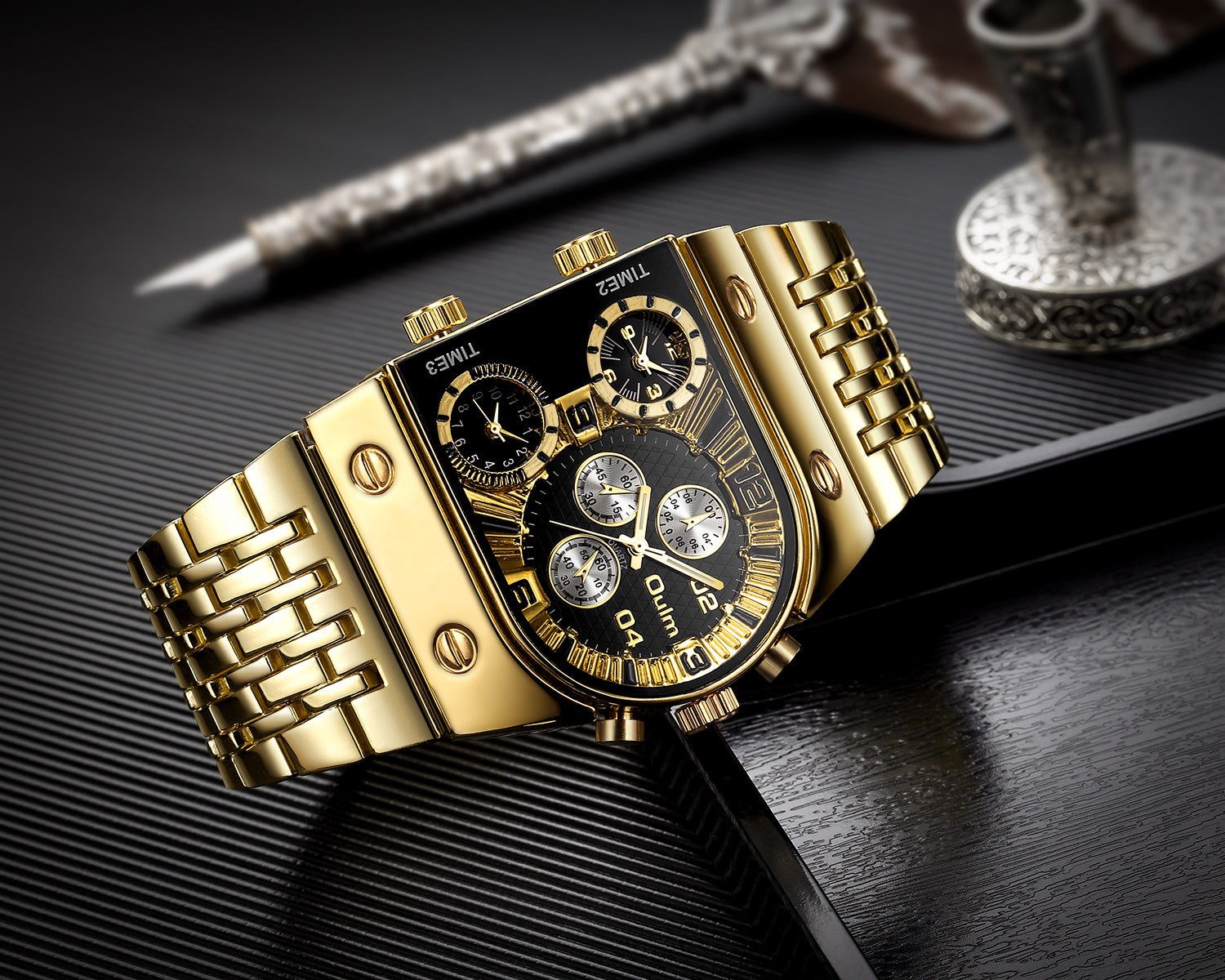 Oulm 9315 reloj de cuarzo para hombre, reloj hombre reloj masculino