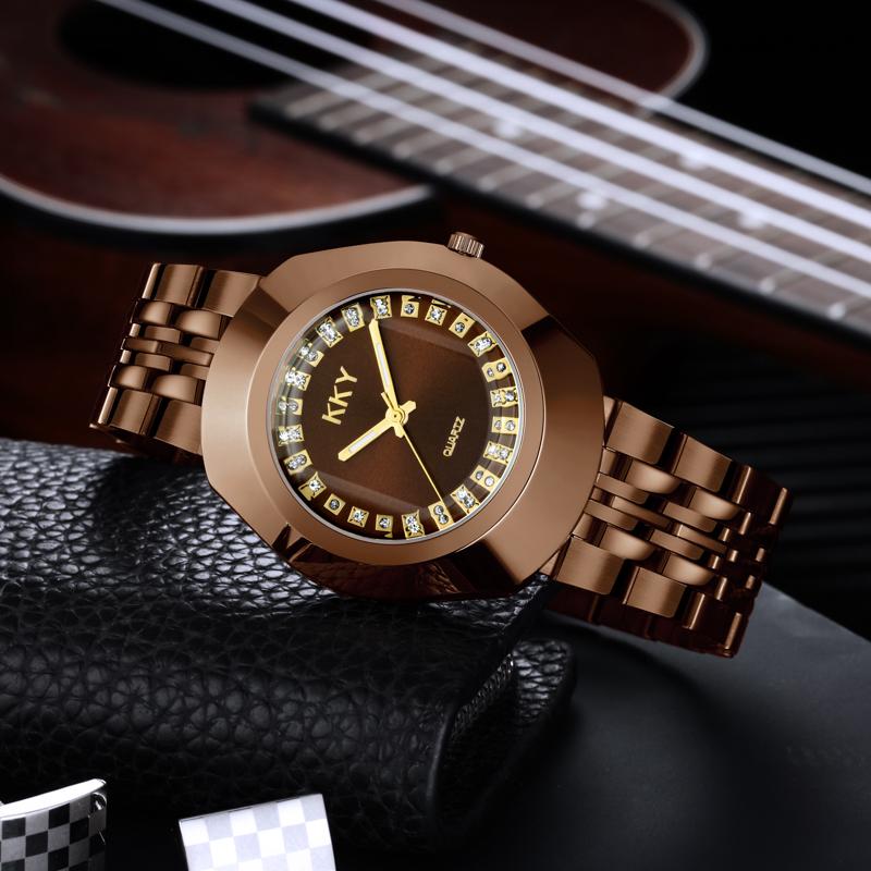 Reloj Marrón Dorado Elegante