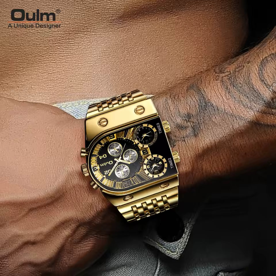 Oulm 9315 reloj de cuarzo para hombre, reloj hombre reloj masculino