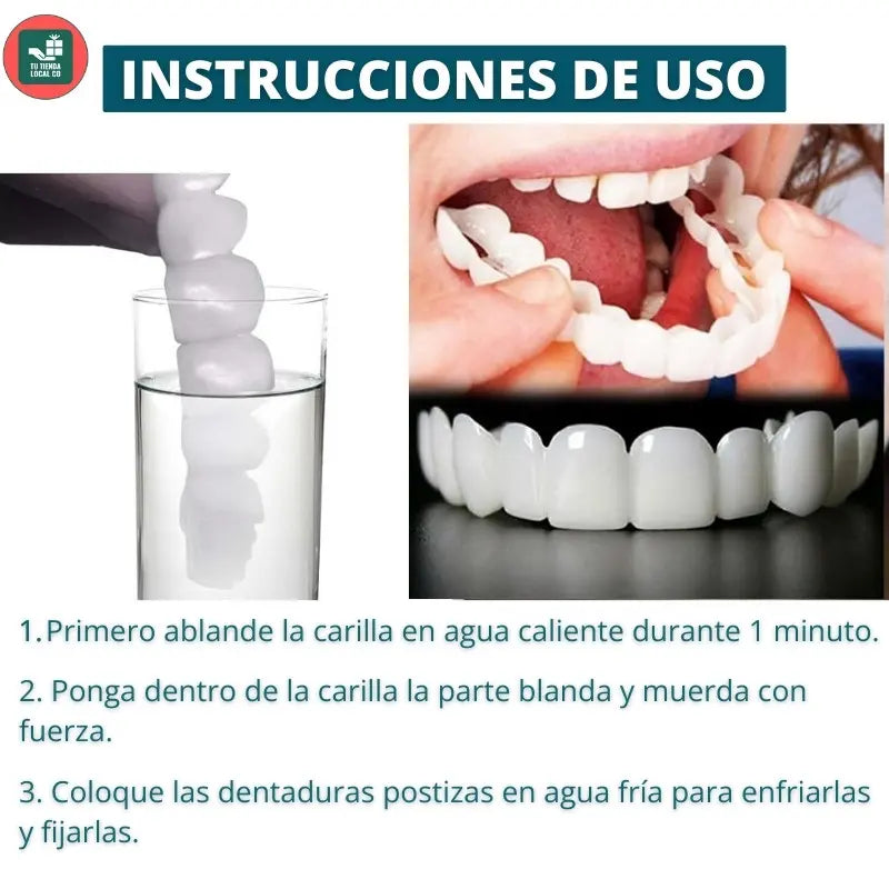 CARILLAS DENTALES SNAP ON DENTURE