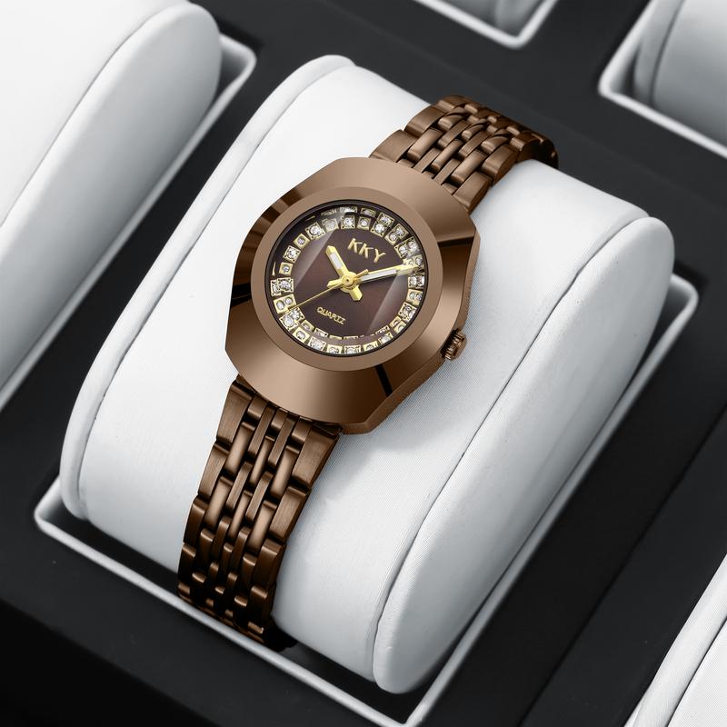 Reloj Marrón Dorado Elegante