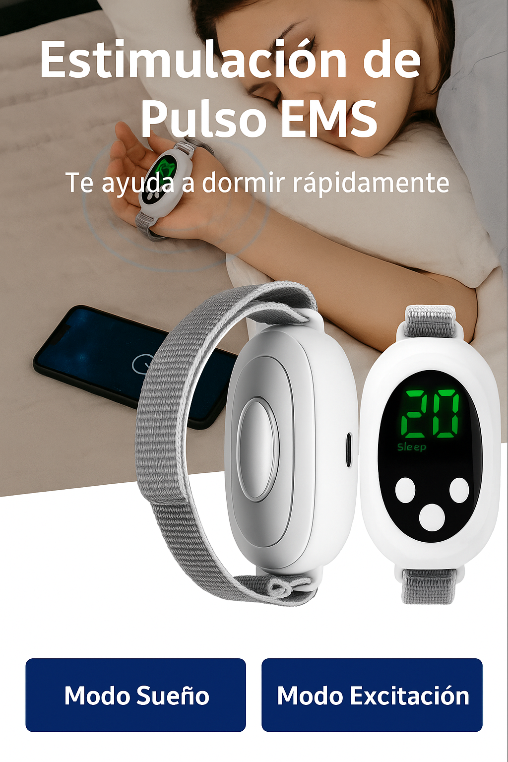 Dispositivo para dormir rápido