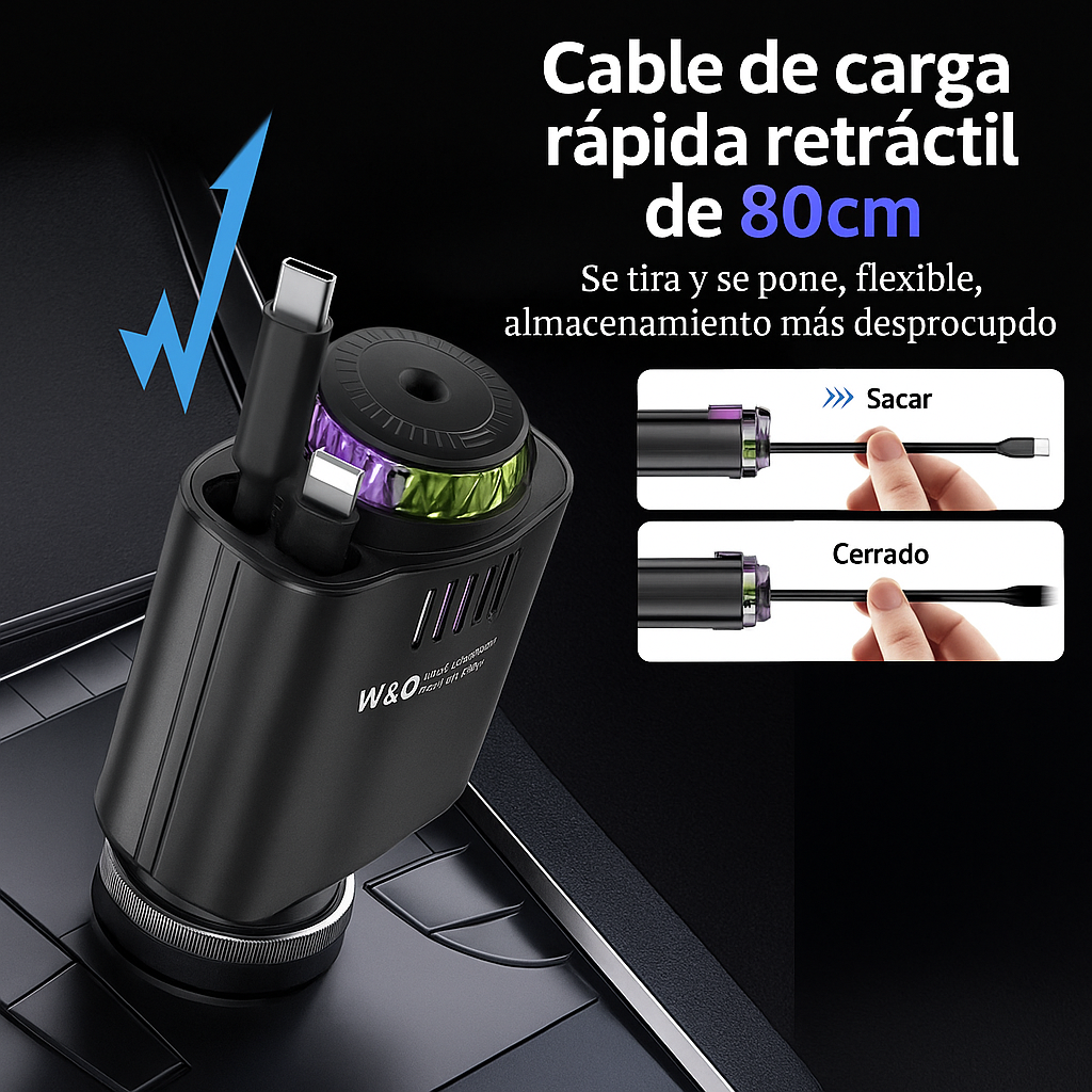 Cargador multifunción 5 en 1