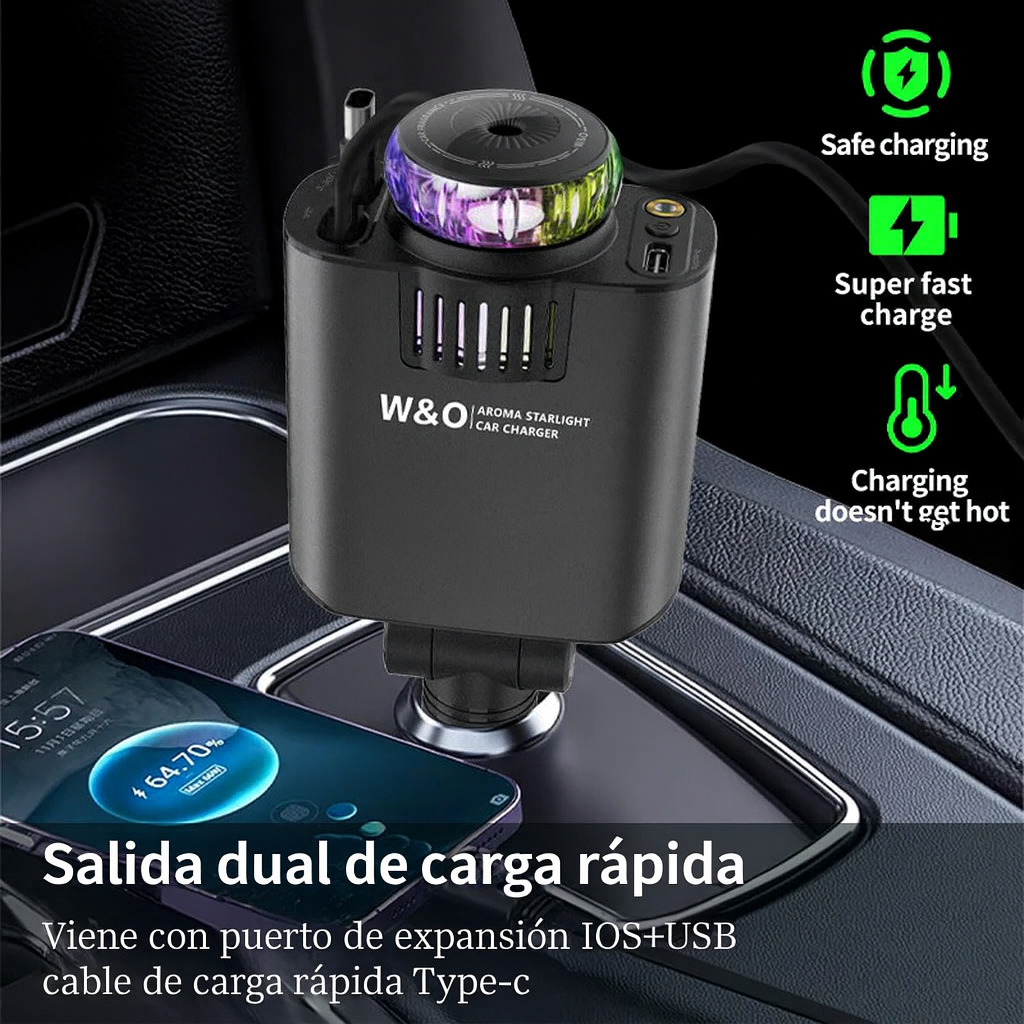 Cargador multifunción 5 en 1