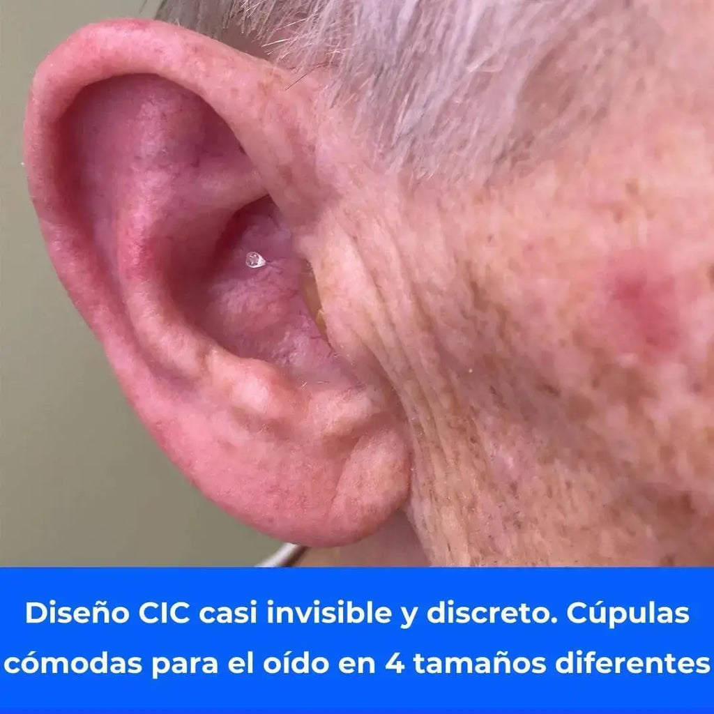 Audífono Invisible Recargable – Claridad y Discreción