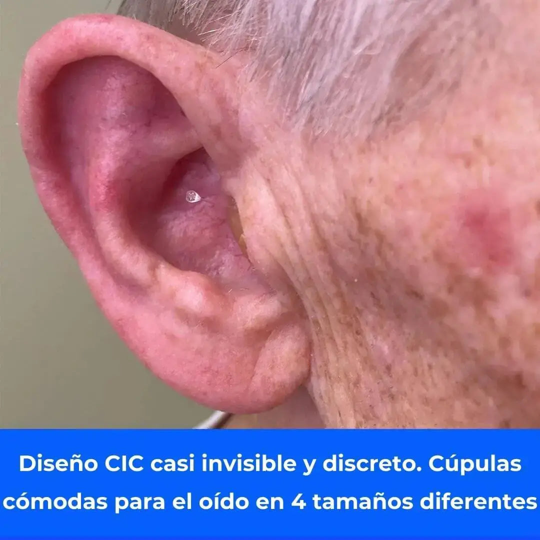 Audífono Invisible Recargable – Claridad y Discreción