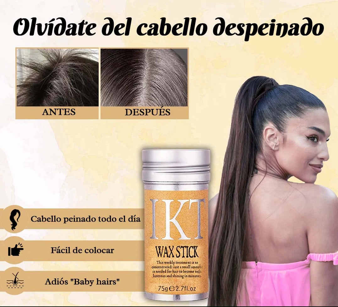 Cera Anti-Frizz en Barra con 🌟Fórmula de queratina brasileña🌟 Cera Anti-Frizz en Barra | OFERTA 1 DE REGALO + Balsamo Dior