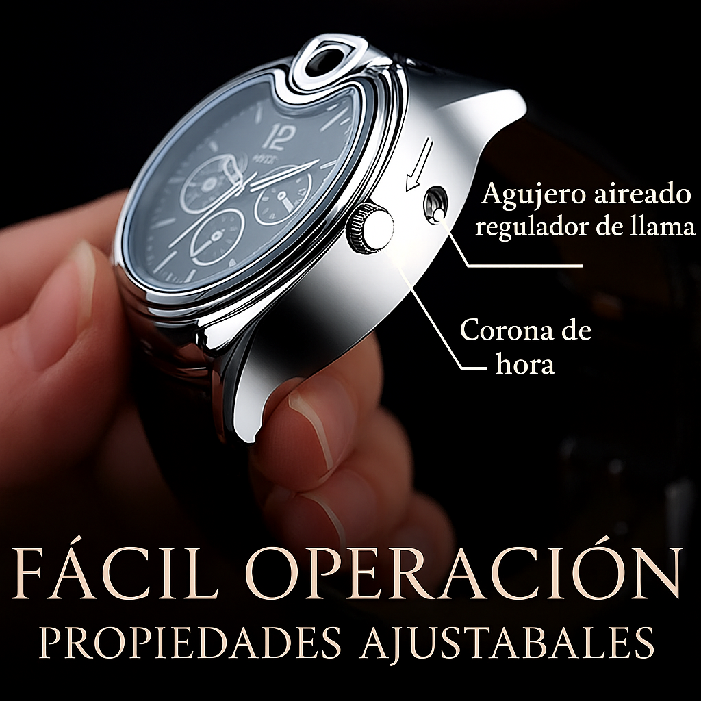 Reloj de pulsera de lujo Encendedor de butano