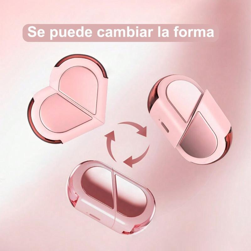 Auriculares Bluetooth Inalámbricos Rosa con Estuche Corazón 2025