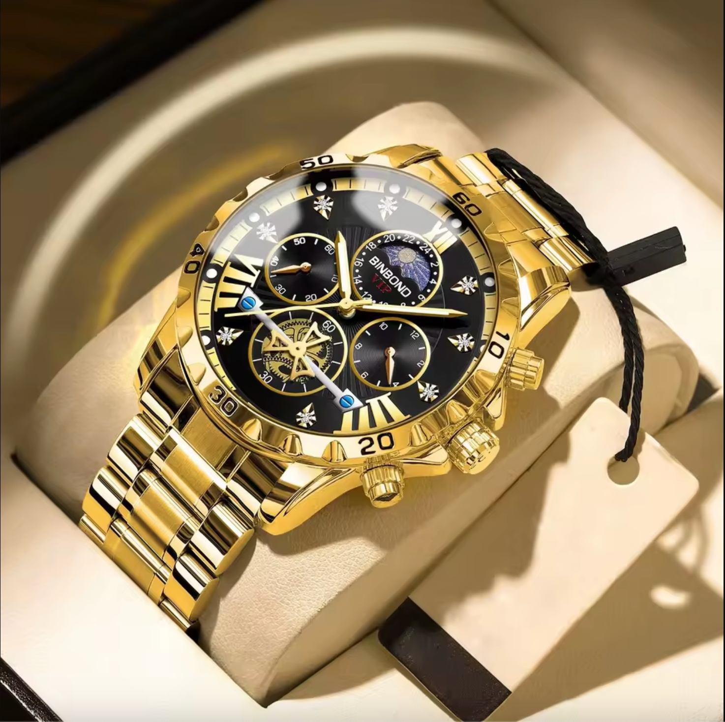 🔥 BINBOND B3103 — Estilo, Potencia y Precisión en tu Muñeca🕰️💎