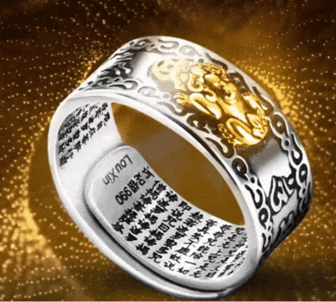 ANILLO FENG SHUI PIXIU INVOCADOR DE RIQUEZA