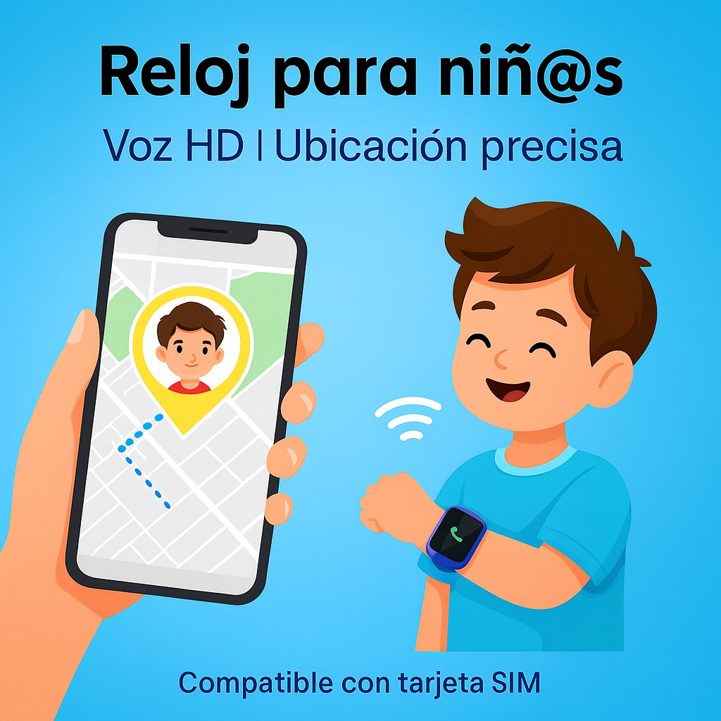 RELOJ INTELIGENTE PARA NIÑOS®.